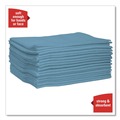 Perforated Roll & Hand Towels | WypAll 05776 L40 1/4 Fold 12.5 in. x 12 in. Wiper - Blue (56/Box, 12 Boxes/Carton) image number 5