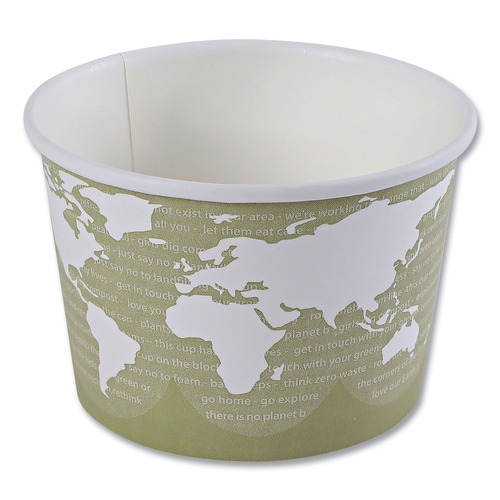 Food Containers & Lids | Eco-Products EP-BSC16-WA 16 oz. World Art Renewable and Compostable Food Container (500/Carton) image number 0