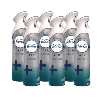  | Febreze 96257 8.8 oz. Aerosol Spray AIR - Heavy Duty Crisp Clean (6/Carton)
