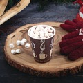 Cups | Dart DWTG8ST Thermoguard 8 oz. Insulated Paper Hot Cups - Steam Print (1000/Carton) image number 3