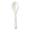 Disposable Spoons | World Centric SO-PS-B TPLA Compostable Cutlery Soup Spoon - White (1000/Carton) image number 0