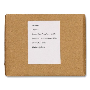 Green Klean GK-2846 GK-2846 Replacement Exhaust Filter (25/Carton)