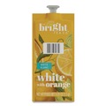 Tea | FLAVIA 48024 0.05 oz. Pouch The Bright Tea Co. Freshpack - White with Orange (100/Carton) image number 1