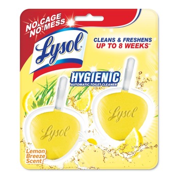 LYSOL Brand 19200-83723 Hygienic Automatic Toilet Bowl Cleaner - Lemon Breeze (2/Pack)