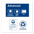 Perforated Roll & Hand Towels | Tork 120932 Centerfeed 7.6 x 11.8 2-Ply Hand Towel - White (6/Carton) image number 6