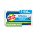 Scouring Pads & Sticks | Scotch-Brite 529-5 4.4 in. x 2.6 in. 0.8 in. Thick Non-Scratch Multi-Purpose Scrub Sponge - Blue (9/Pack) image number 0