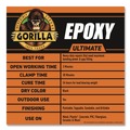 Adhesives/Glues | Gorilla Glue 113442 0.85 oz. Syringe Epoxy Ultimate - Dries Black image number 7