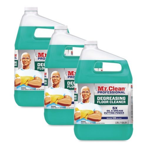 Industrial Cleaning Products | P&G Pro 80841125 Degreasing Floor Cleaner 1 gal Bottle (3/Carton) image number 0