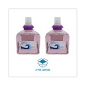 Soap Refills | Boardwalk 5361-02-GCE00LP 1200 mL Lavender Foam Soap Refill - Cranberry Scent (2/Carton) image number 5