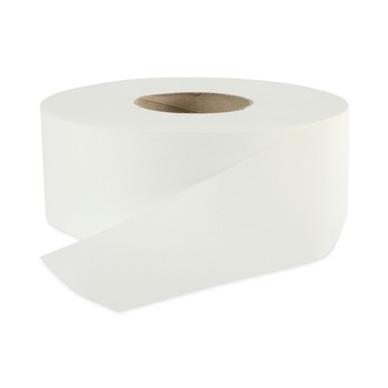 TOILET TISSUES | Boardwalk SOD410320 3.2 in. x 525 ft. 2 Ply Septic Safe Jumbo Roll Bathroom Tissue - White (12/Carton)