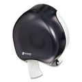 Toilet Tissue Dispensers | San Jamar R2000TBK 9 in. Roll 10.25 in. x 5.63 in. x 12 in. Single Jumbo Bath Classic Tissue Dispenser - Transparent Black Pearl image number 1