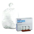 Low-Density Trash Bags | Boardwalk H8046HWKR01 40 in. x 46 in. 45 gal. 0.6 mil Low-Density Waste Can Liners - White (100/Carton) image number 2