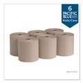 Perforated Roll & Hand Towels | Georgia Pacific Professional 26301 7.78 in. x 800 ft. 1-Ply Pacific Blue Basic Paper Towels - Brown (6 Rolls/Carton) image number 2