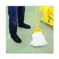Mop Heads | Boardwalk BWK216RCT 16 oz. Rayon Premium Cut-End Wet Mop Heads - White (12/Carton) image number 8
