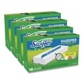 Mop Heads | Swiffer 80337556 16.9 in. x 9.8 in. Sweeper XL Dry Refill Cloths - White (4/Carton) image number 0