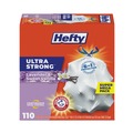 Drawstring & Kitchen Bags | Hefty E88366 Ultra Strong Lavender/Vanilla 13 Gallon 23.75 in. x 24.88 in. Extra Heavy-Duty Scented Drawstring Tall Kitchen Bags - White (110/Box) image number 3