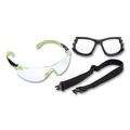 Eye Protection | 3M S1201SGAF-KT Solus 1000 Series Safety Glasses - Green Plastic Frame, Clear Polycarbonate Lens image number 0