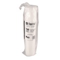 Cup Lids | Fabri-Kal 9508216 Kal-Clear/Nexclear Flat X-Style Straw Slot Plastic Drink Cup Lids Fits 12 oz. to 14 oz. Cold Cups - Translucent (1000/Carton) image number 2