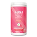 Cleaning Cloths & Wipes | Method 338527 1 Ply All Purpose Cleaning Wipes - White Pink Grapefruit (6/Carton) image number 0