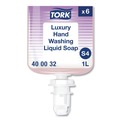 Soap Refills | Tork 400032 1L Refill Soft Rose Scent Luxury Liquid Soap (6/Carton) image number 0