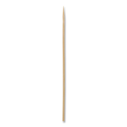 Straws/Stems/Sticks | AmerCareRoyal R806 6 in. Bamboo Paper Skewers - Natural (19200/Carton) image number 0