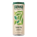 Tea | Zevia 01706-12 12 oz Can Zero Sugar Naturally Sweetened Green Tea (12/Carton) image number 4