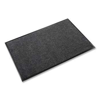Crown ET 0034CH EcoStep 36 in. x 48 in. Rectangular Wiper Mat - Charcoal