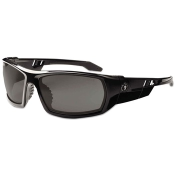  | Ergodyne 50030 Skullerz Odin Nylon/Polycarb Safety Glasses - Black Frame/Smoke Lens