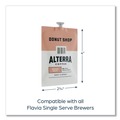 Coffee - Caffeinated | FLAVIA 48019 0.28 oz. Pouch Alterra Coffee Freshpack - Donut Shop (100/Carton) image number 6