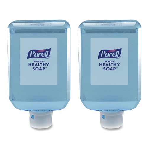 Soap Refills | PURELL 8575-02 HEALTHY SOAP REDIFOAM 2,000 mL Foam Soap Refill - Fragrance-Free (2/Carton) image number 0