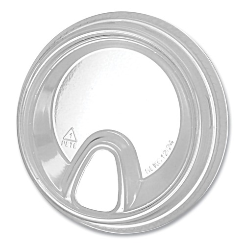 Cup Lids | Fabri-Kal SLKC1224 Sip Lid Greenware Cold Drink Lids Fits 12 oz. to 24 oz. Cups - Clear (1000/Carton) image number 0
