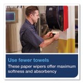 Perforated Roll & Hand Towels | Tork 291350 7.68 in. x 1150 ft. Basic Paper Wiper - Natural (4 Rolls/Carton) image number 11