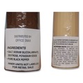 Breakroom Condiments | Office Snax 00057 4 oz. Salt and 1.5 oz. Pepper Two-Shaker Set (2/Set) image number 2