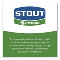 Repro Trash Bags | Stout by Envision E3039E11 EcoSafe-6400 30 in. x 39 in. 1.1 mil. 30 Gallon Compostable Bags - Green (48/Box) image number 6