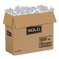 Disposable Forks | SOLO MOW1-0007 Individually Wrapped Regal Mediumweight Plastic Cutlery Fork - White (1000/Carton) image number 3