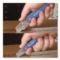 Knives & Multi-Purpose Tools | GreatNeck 12117 1 Standard 1 Mini Blade Folding Lock Back Utility Knife Set - Blue image number 6