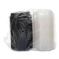Food Containers & Lids | SOLO 809011-PP94 OctaView 9.55 in. x 9.1 in. x 3 in. 31 oz. Plastic Hinged-Lid Hot Food Containers - Black/Clear (100/Carton) image number 3