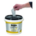 Perforated Roll & Hand Towels | GOJO Industries 6398-02 Hand Cleaning Scrubbing Towels - Orange Scent/White/Yellow (2/Carton) image number 2