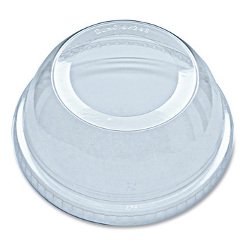 Fabri-Kal DLKC1624S Greenware Cold Drink Lids Fits 16 oz. to 24 oz. - Clear (1000/Carton)
