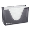 Towel Dispensers | San Jamar T1720TBK 11 in. x 4.38 in. x 7 in. Countertop Folded Towel Dispenser - Black Pearl image number 1