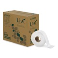 Toilet Tissues | Livi VPG Select 23501 3.3 in. x 1000 ft. 2-Ply Jumbo Bath Tissue - White (1-Carton) image number 2