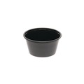 Cups | Pactiv Corp. YSPP300EA 3.25 oz. Plastic Portion Cup - Black (3000/Carton) image number 4