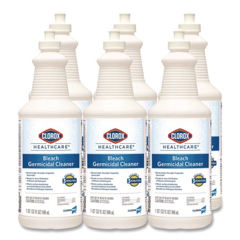  | Clorox Healthcare 68832 32 oz. Pull-Top Bottle Bleach Germicidal Cleaner (6/Carton)