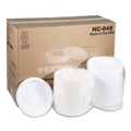 Food Containers & Lids | Pactiv Corp. NC948 Newspring VERSAtainer 9 x 9 x 2.38 48 oz Plastic Microwavable Containers - White/Clear (150/Carton) image number 4