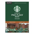Coffee - Caffeinated | Starbucks 12434812 Coffee K-Cups Pack - Pike Place (24/Box) image number 1