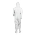 Cleaning Cloths & Wipes | Ansell 44333 A40 Elastic-Cuff Ankle, Hood, and Boot Coveralls - Large, White (25/Carton) image number 2