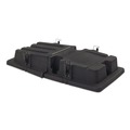 Waste Receptacle Lids | Rubbermaid Commercial 2221456 BRUTE 28.85 in. x 57.10 in. x 9.7 in. Rotomolded Tilt Truck Lid - Black image number 0