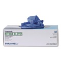 Food Service Disposable & Single Use Gloves | Boardwalk 380MBXA 4 mil Disposable General-Purpose Nitrile Gloves - Medium, Blue (100/Box) image number 4
