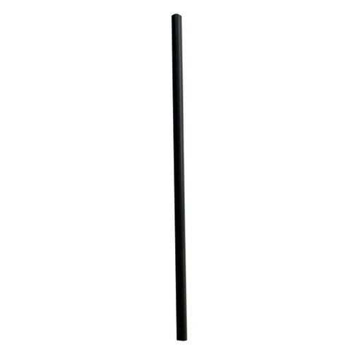 Straws/Stems/Sticks | Boardwalk BWKGSTW775BK 7.75 in. Wrapped Giant Polypropylene Straws - Black (7200/Carton) image number 0
