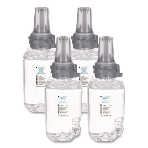 Soap Refills | PROVON 8721-04 700 mL Clear and Mild Foam Hand Wash Refill - Unscented (4/Carton) image number 0